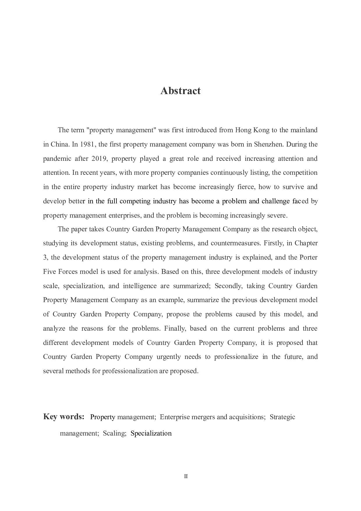 碧桂园物业管理公司发展模式的问题和对策分析-17981字.docx 第2页