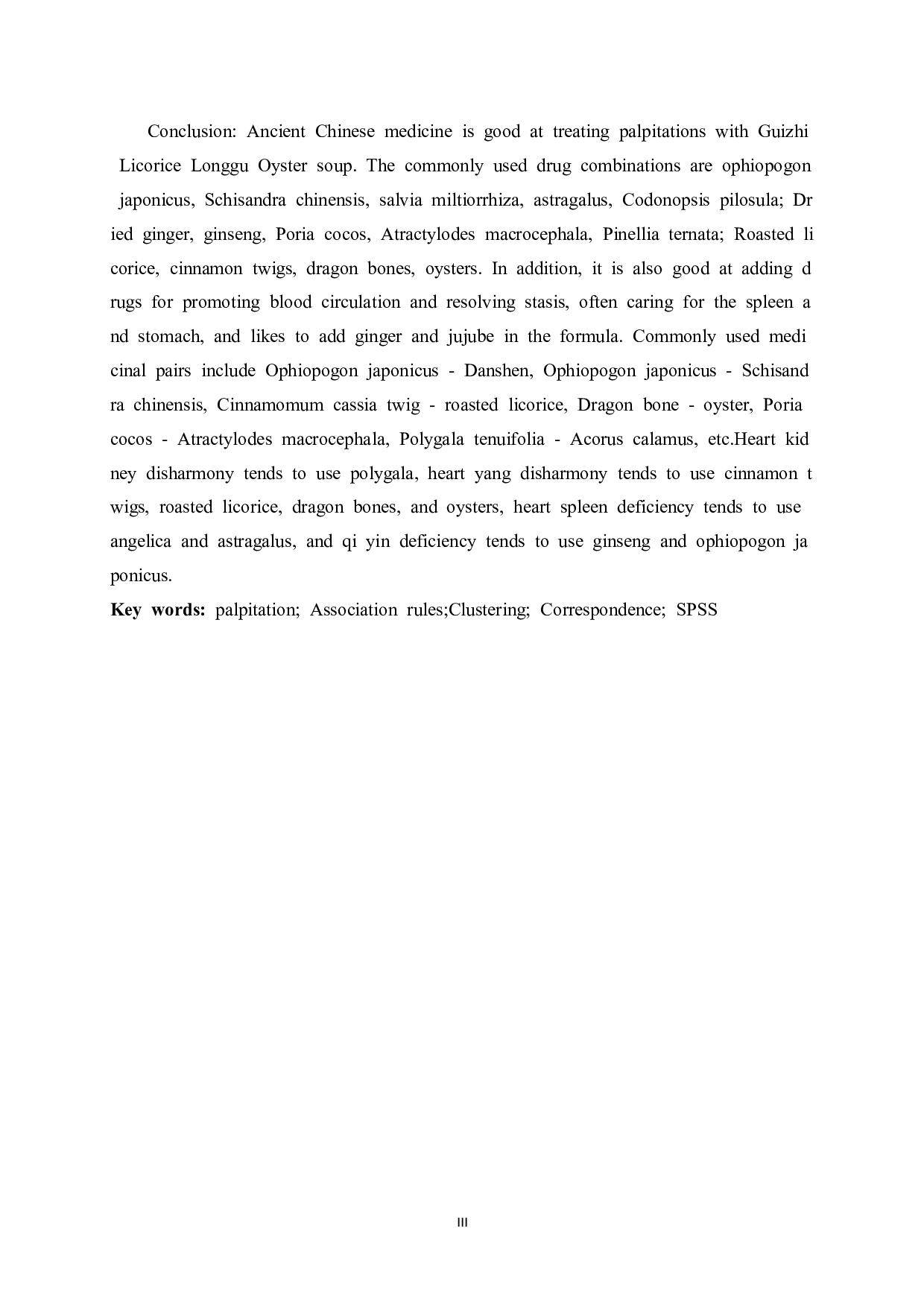 基于关联规则和聚类的心悸治疗用药规律研究-14973字.pdf 第3页