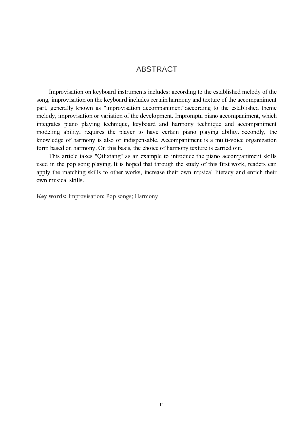 浅谈流行歌曲钢琴即兴伴奏-13730字.docx 第2页