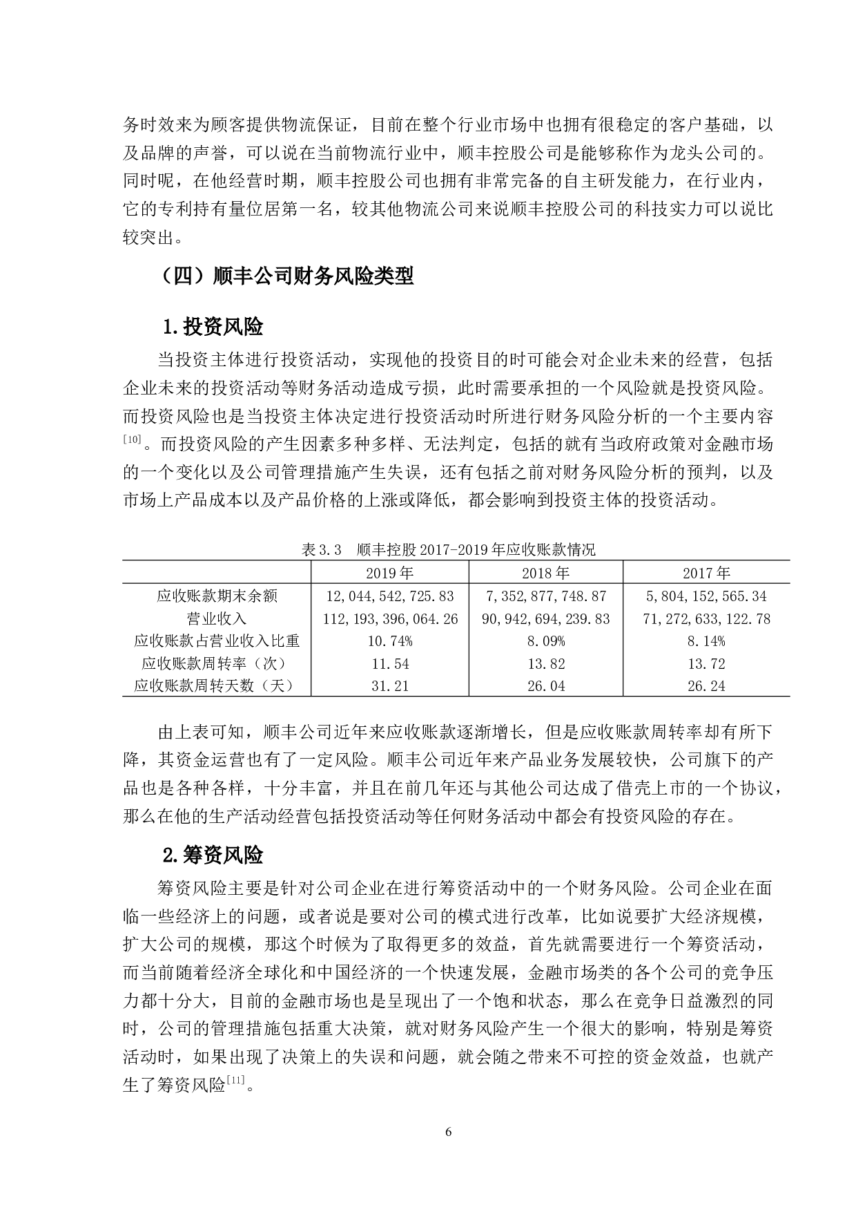 顺丰控股公司财务风险控制分析-9876字.docx 第10页