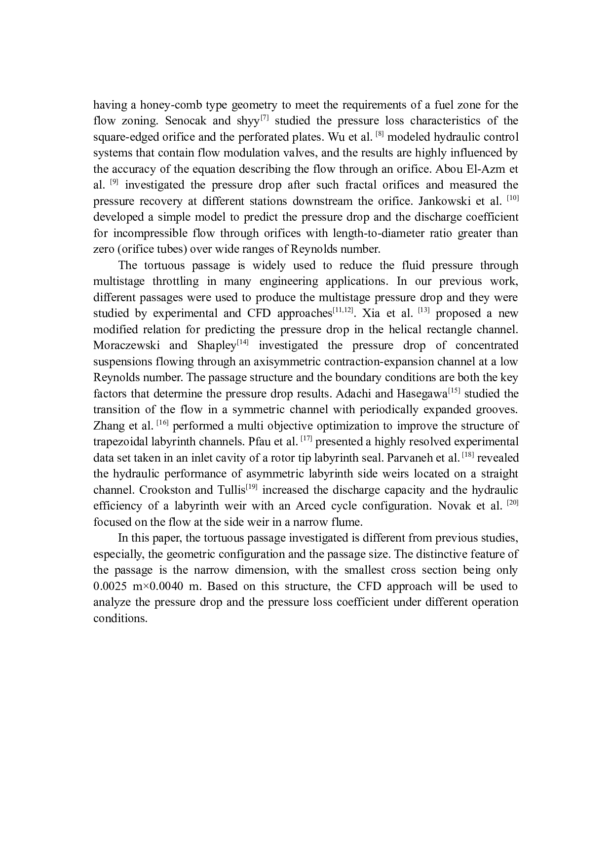 压力阀迷宫通道流动特性数值模拟-10992字.docx 第2页