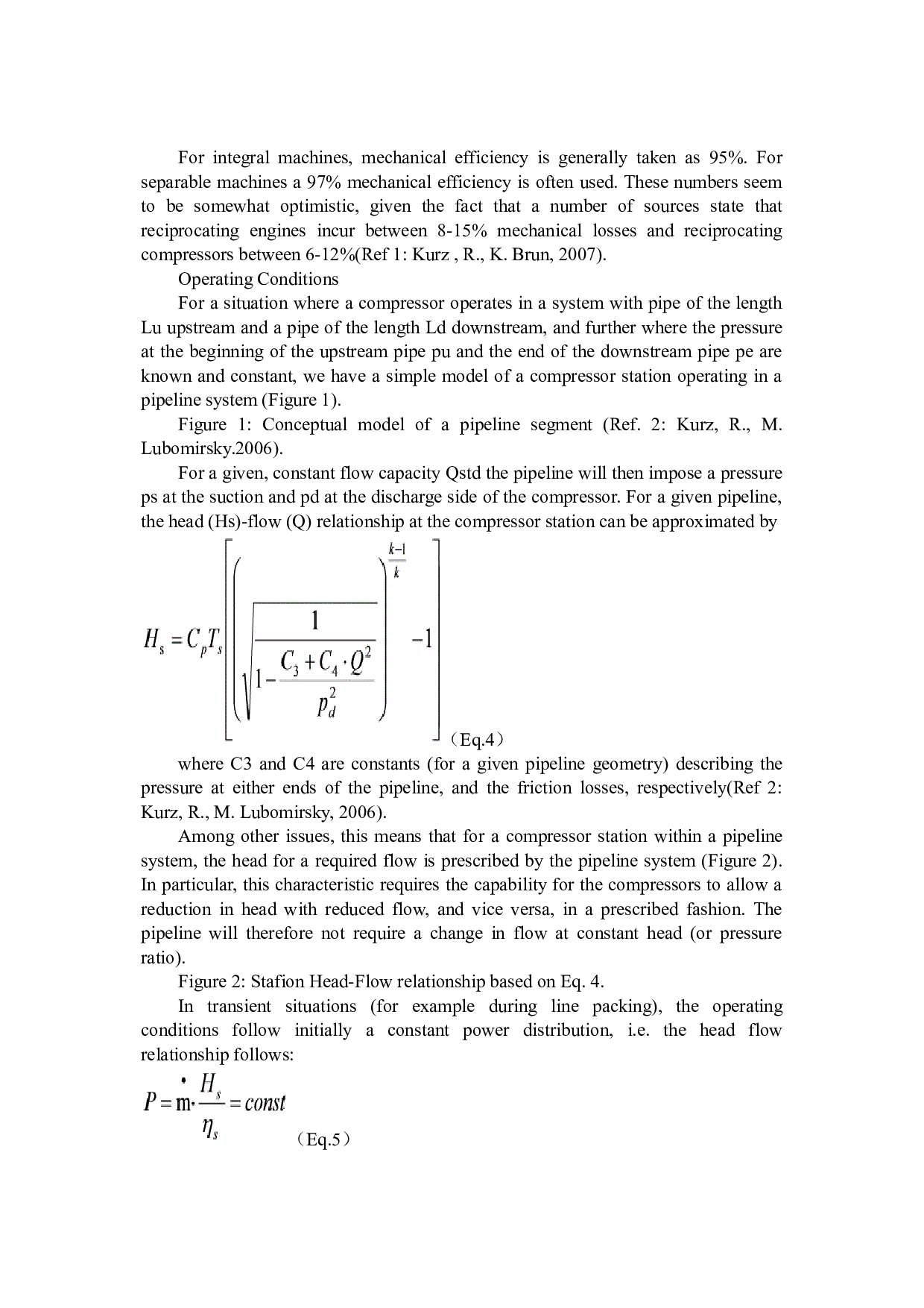 离心式和往复式压缩机的工作效率特性-6271字.doc 第2页