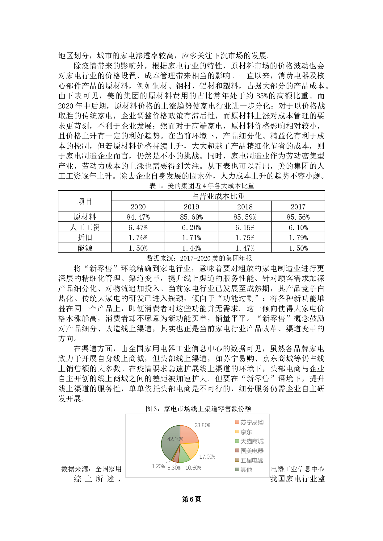 &ldquo;新零售&rdquo;背景下家电制造业企业的成本管理研究&mdash;&mdash;以美的为例-13060字.docx 第9页