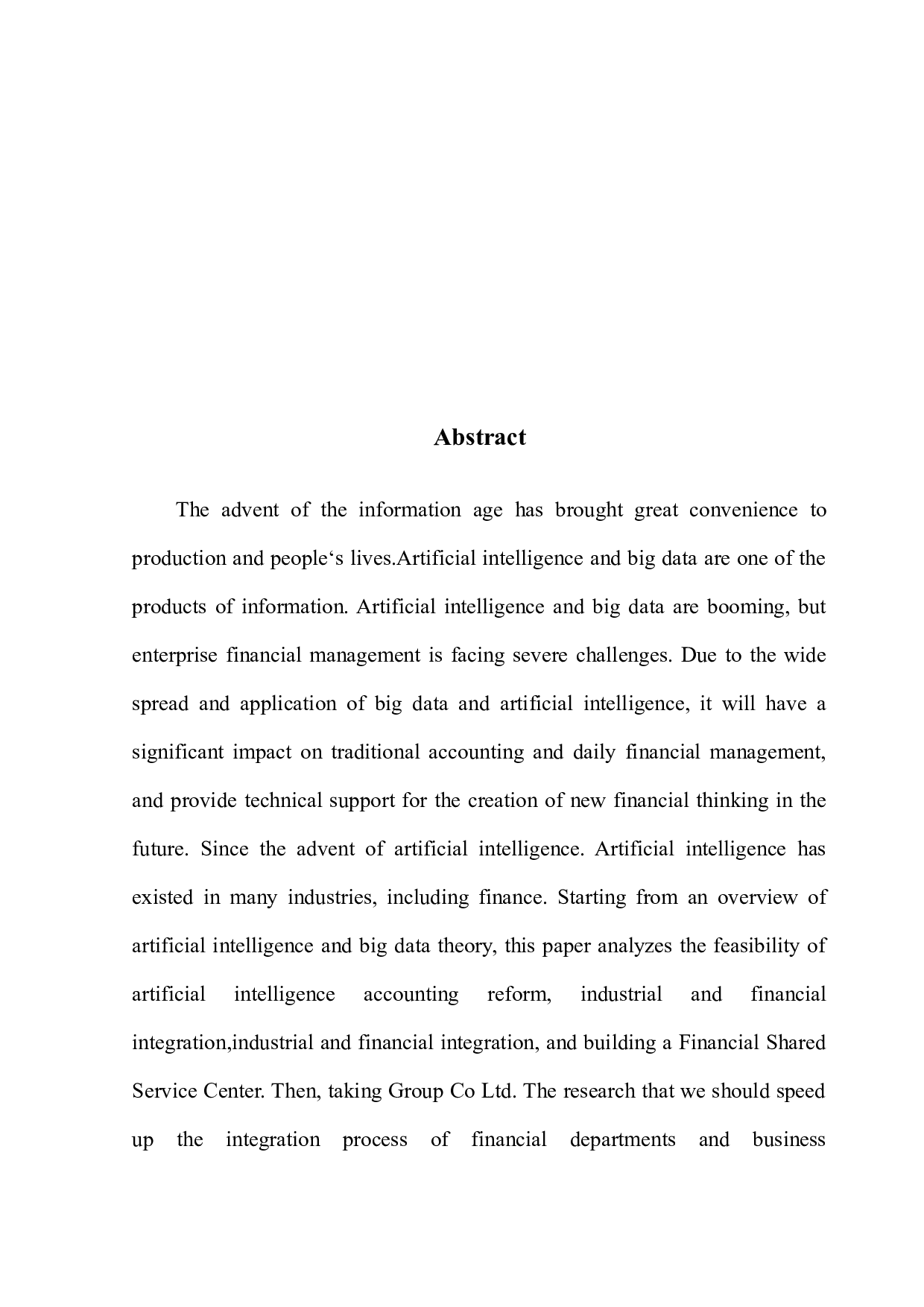人工智能时代下企业会计变革案例分析&mdash;&mdash;以美的集团为例-10946字.docx 第2页