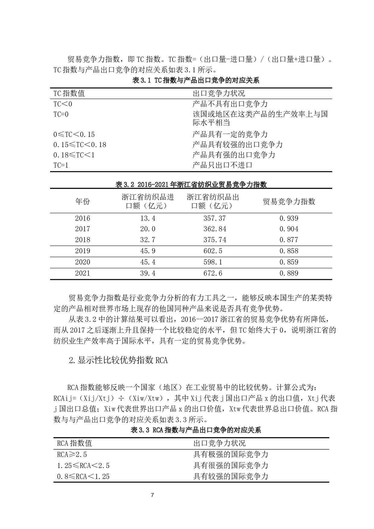 浙江省纺织品出口竞争力分析-11584字.docx 第9页