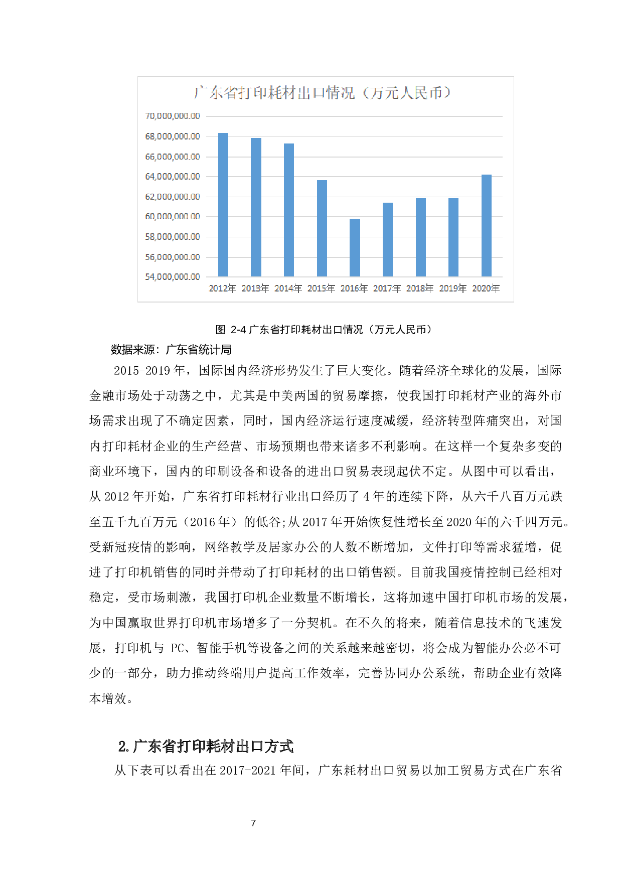 新冠疫情对广东省打印耗材行业出口的影响及对策分析-12288字.docx 第10页