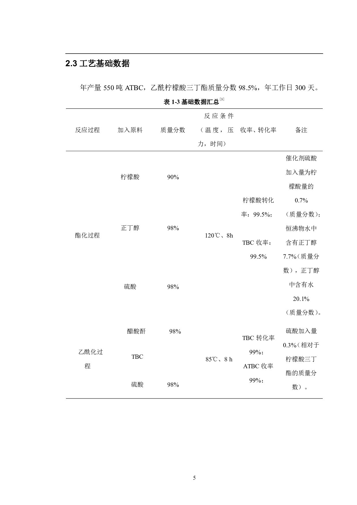 年产550吨无毒增塑剂乙酰柠檬酸三丁酯工艺的初步设计-19113字.pdf 第9页