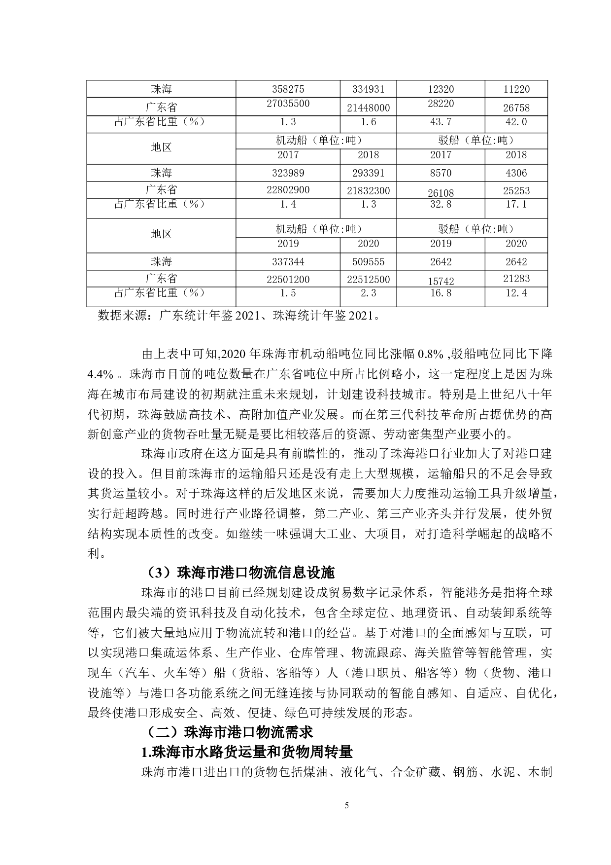 珠海市港口物流现状与对外贸易发展的研究-16457字.doc 第10页