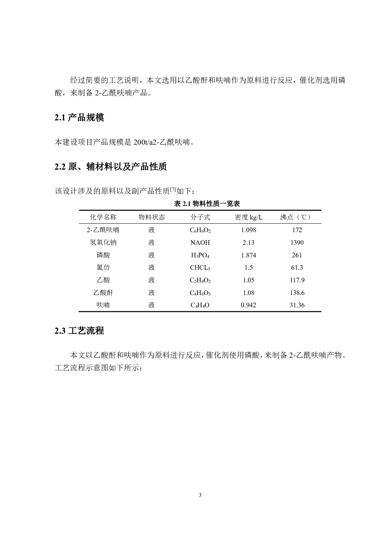 年产200吨2-乙酰呋喃工艺设计-22501字.pdf 第7页