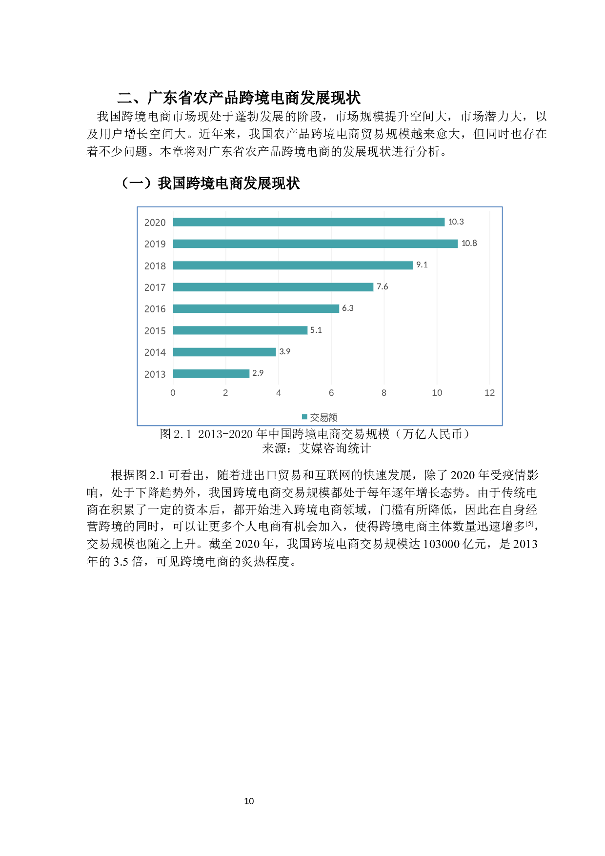 广东省农产品跨境电商发展现状及问题研究-12148字.docx 第8页
