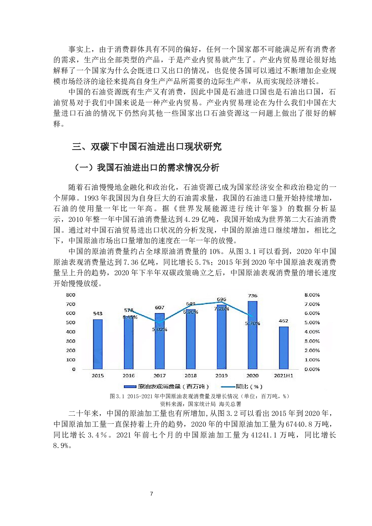 双碳背景下中国石油进出口问题研究-11849字.docx 第10页