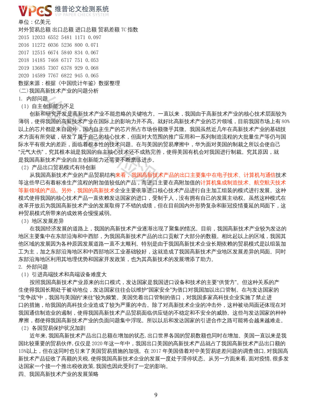 双循环背景下我国高新技术产业出口现状及对策研究-18074字.docx 第7页