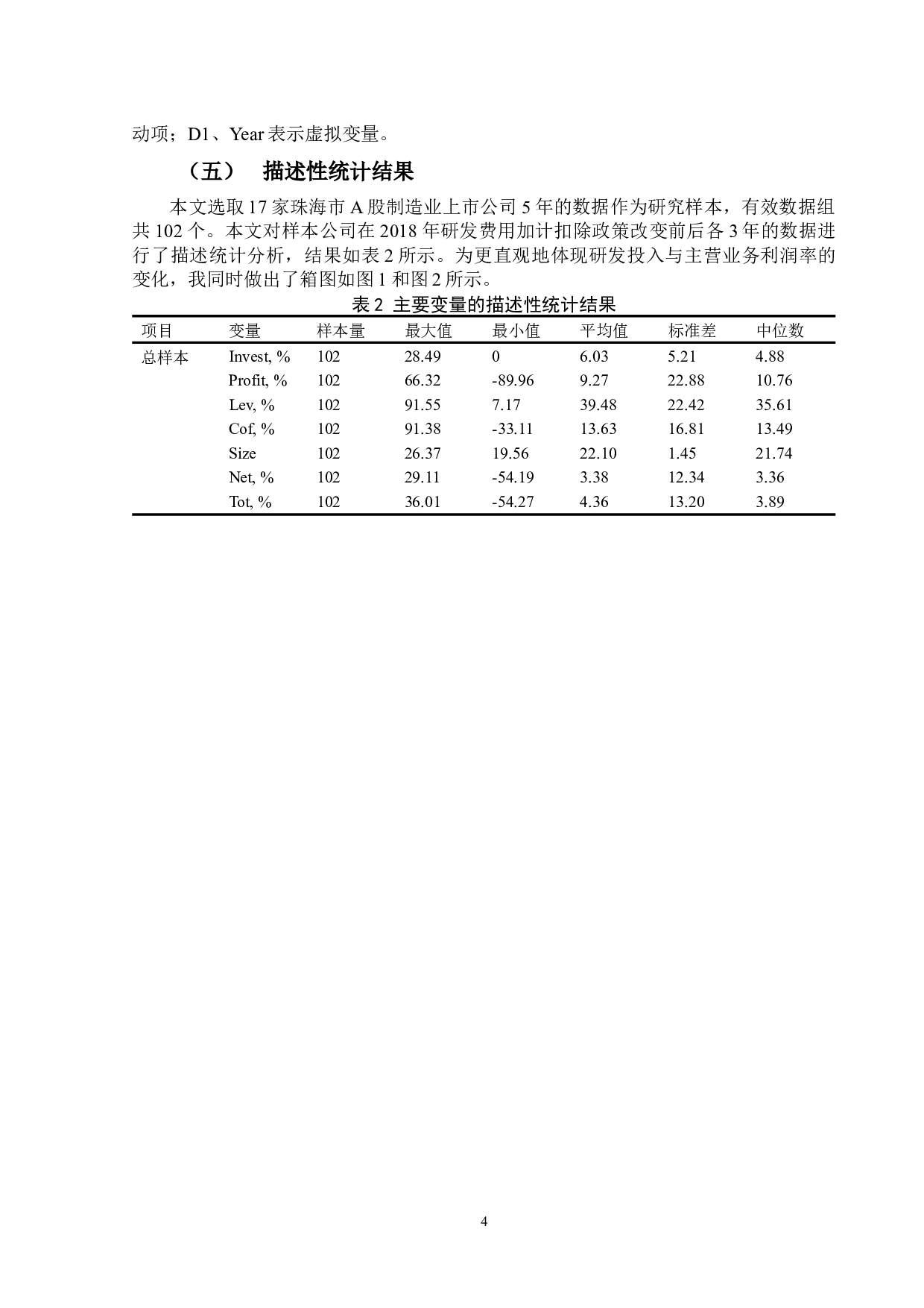 研发费用加计扣除政策对企业研发投入的影响&mdash;&mdash;以珠海市A股制造业上市公司为例-10292字.docx 第7页