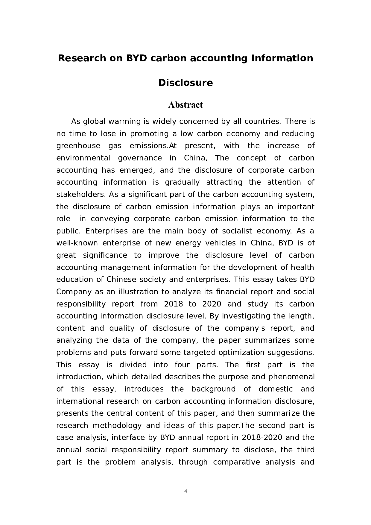 比亚迪碳会计信息披露问题研究-10228字.doc 第2页