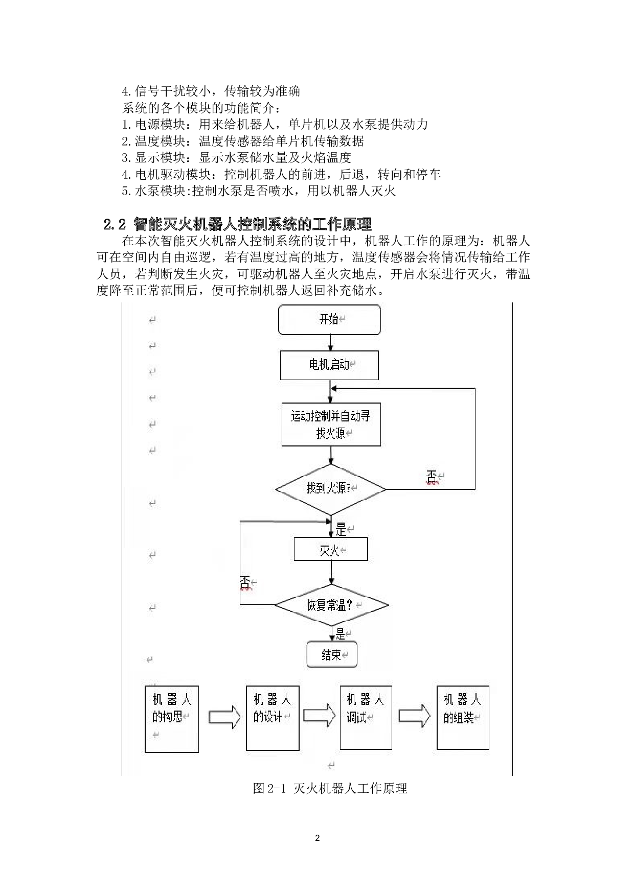 灭火机器人&mdash;&mdash;控制设计-10197字.doc 第5页