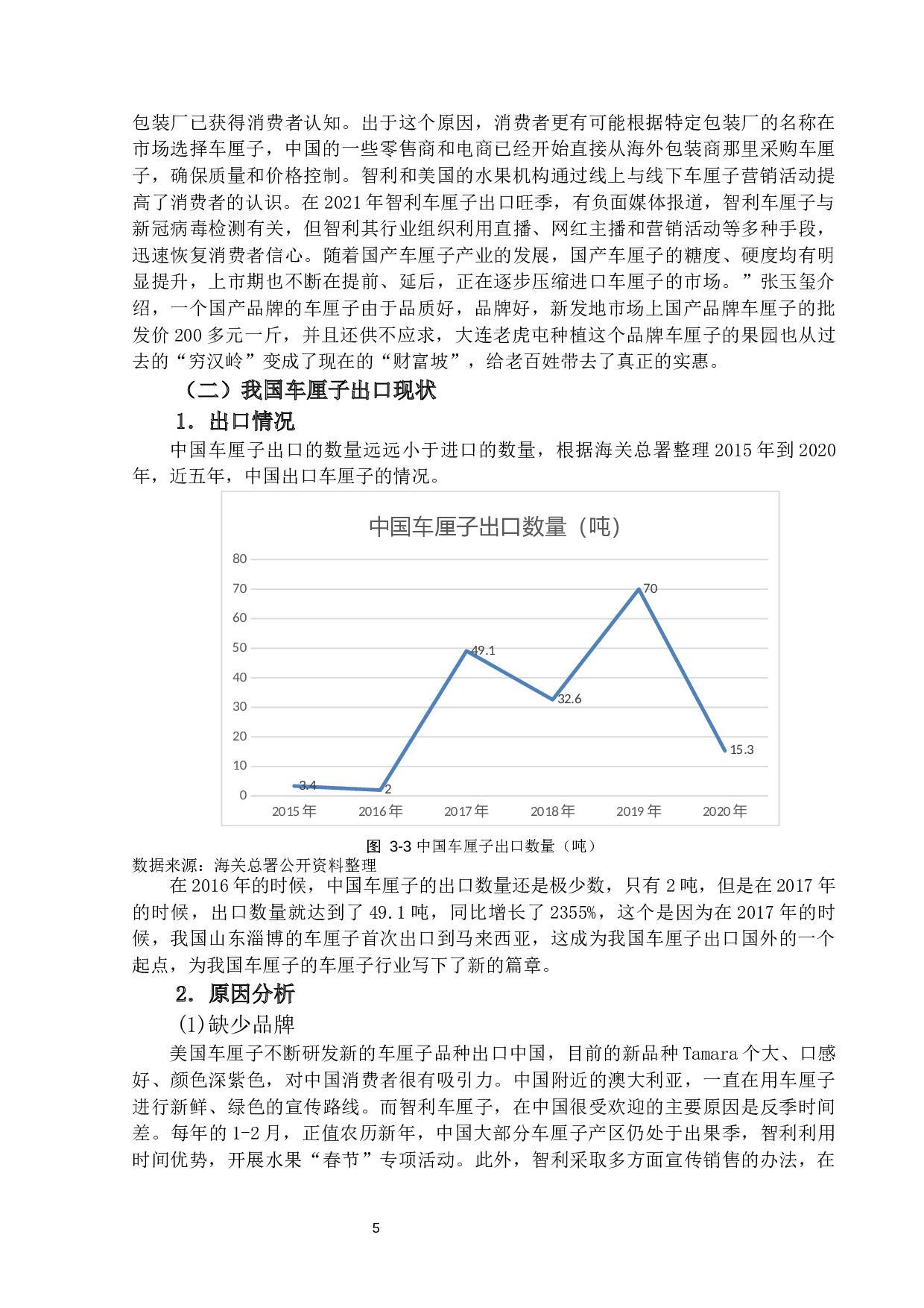 智利车厘子出口对我国车厘子产业的启示-12872字.docx 第8页
