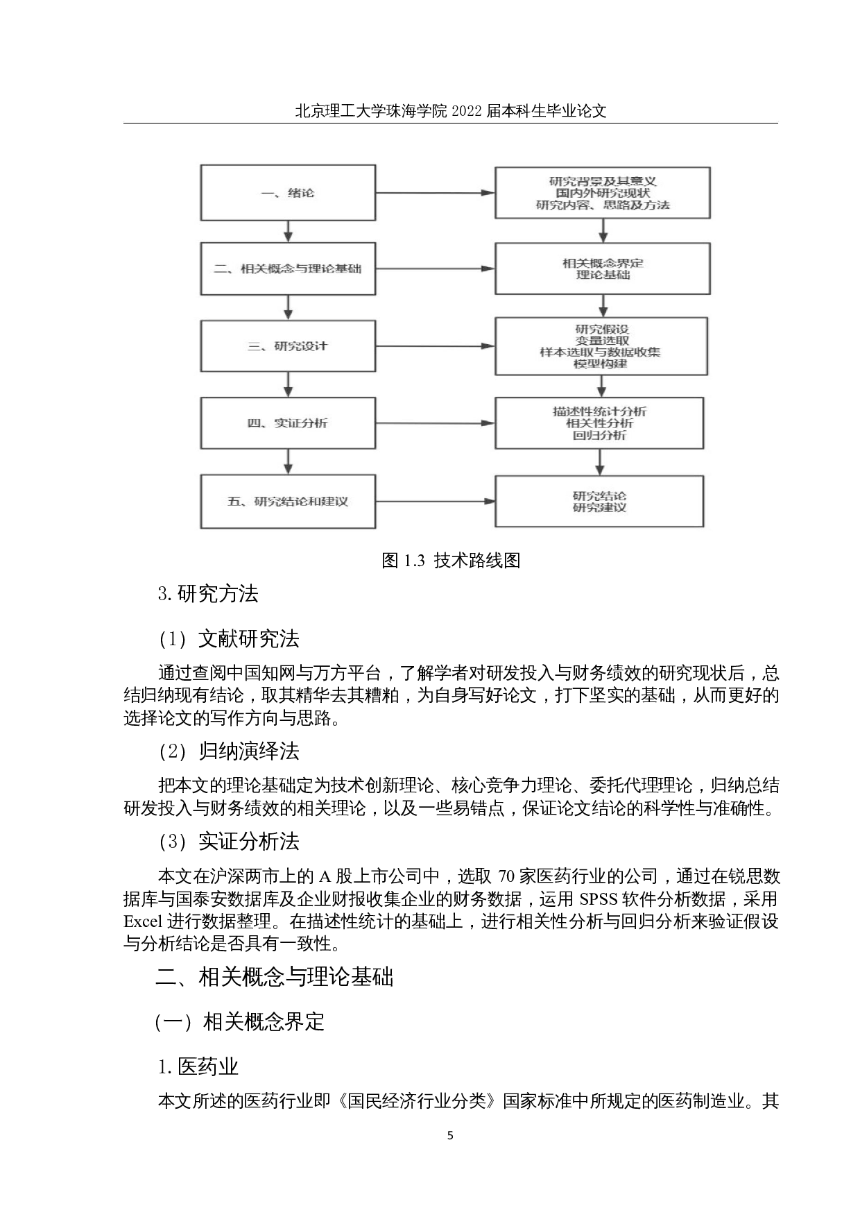 医药类上市公司研发投入对财务绩效的影响研究-14059字.docx 第8页