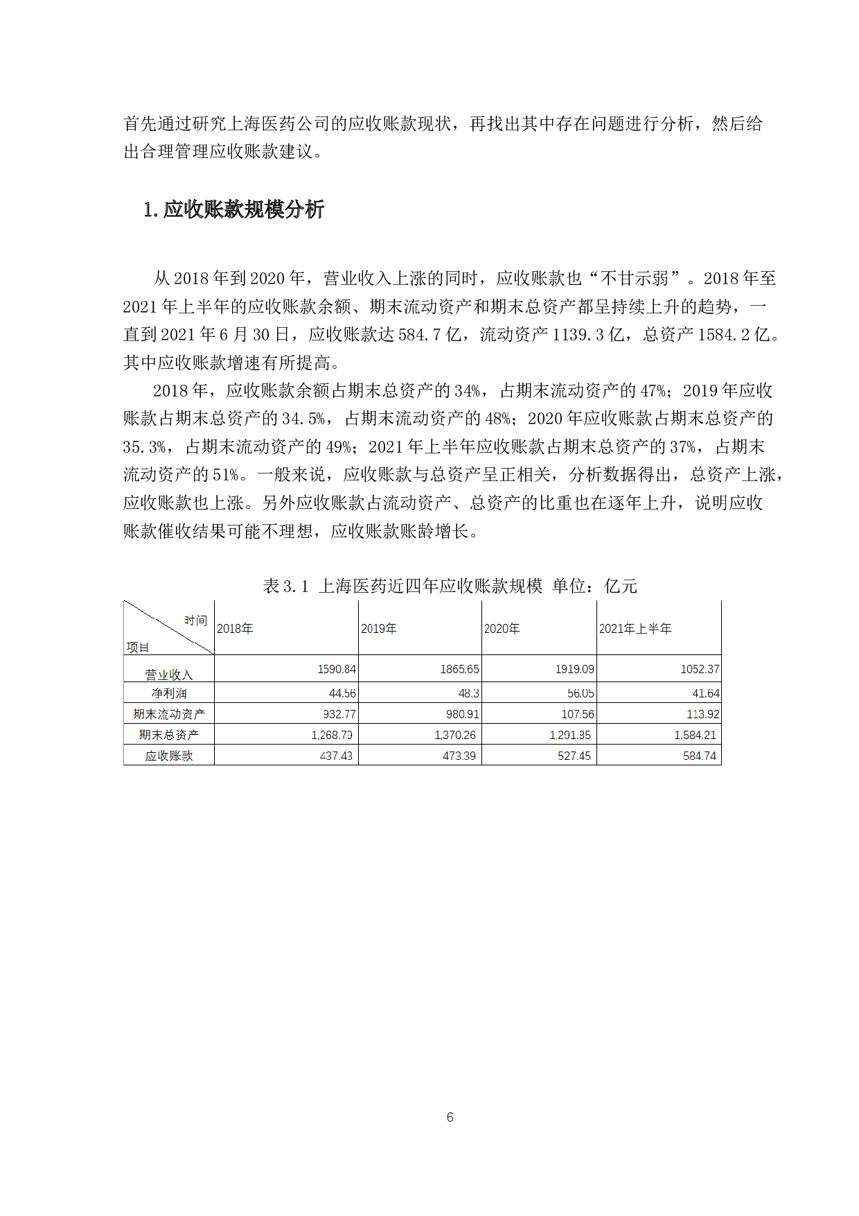 医药流通企业应收账款管理问题研究&mdash;&mdash;以上海医药为例-10239字.docx 第10页