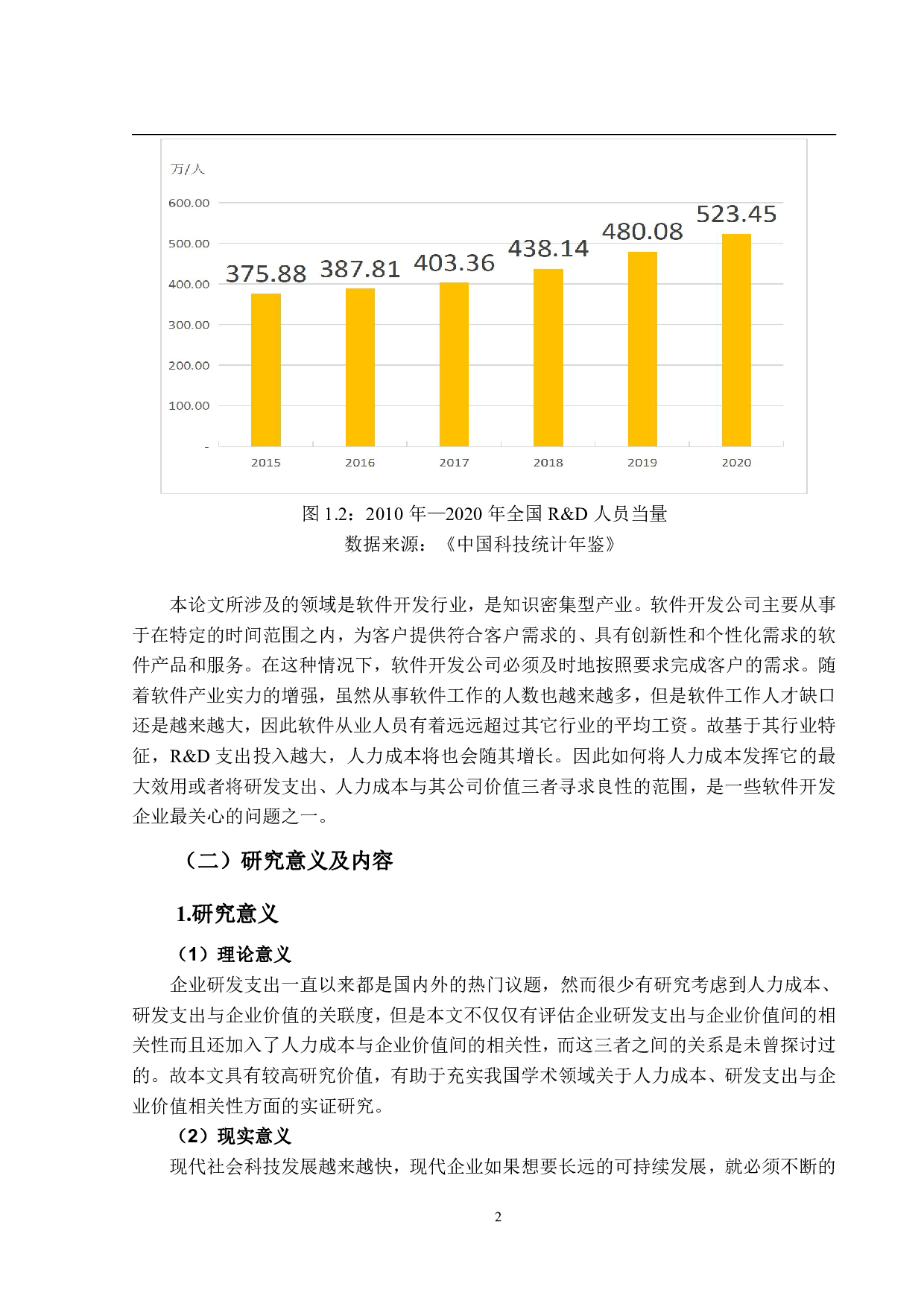 人力成本、研发支出与公司价值相关性的实证研究&mdash;&mdash;以软件开发行业为例-27358字.pdf 第6页