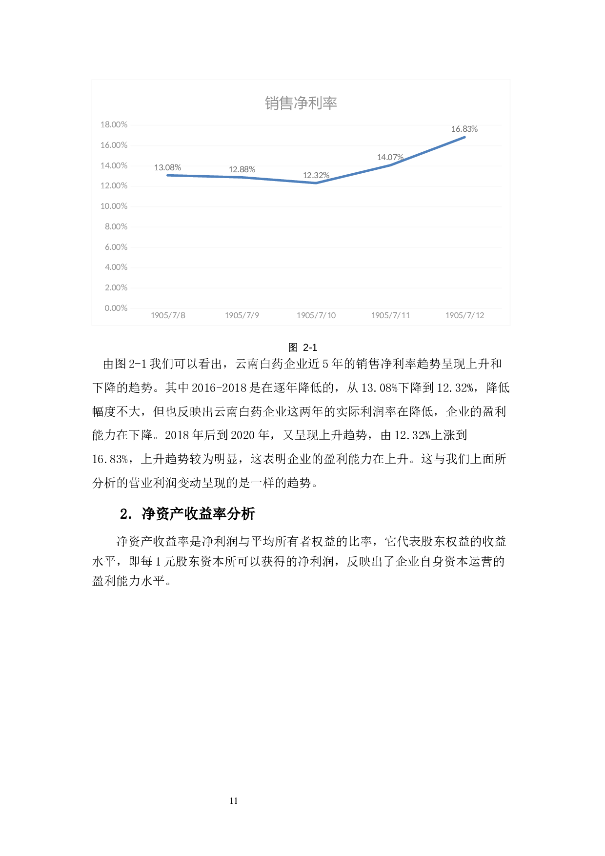 上市公司盈利能力分析&mdash;&mdash;以云南白药为例-9848字.docx 第10页