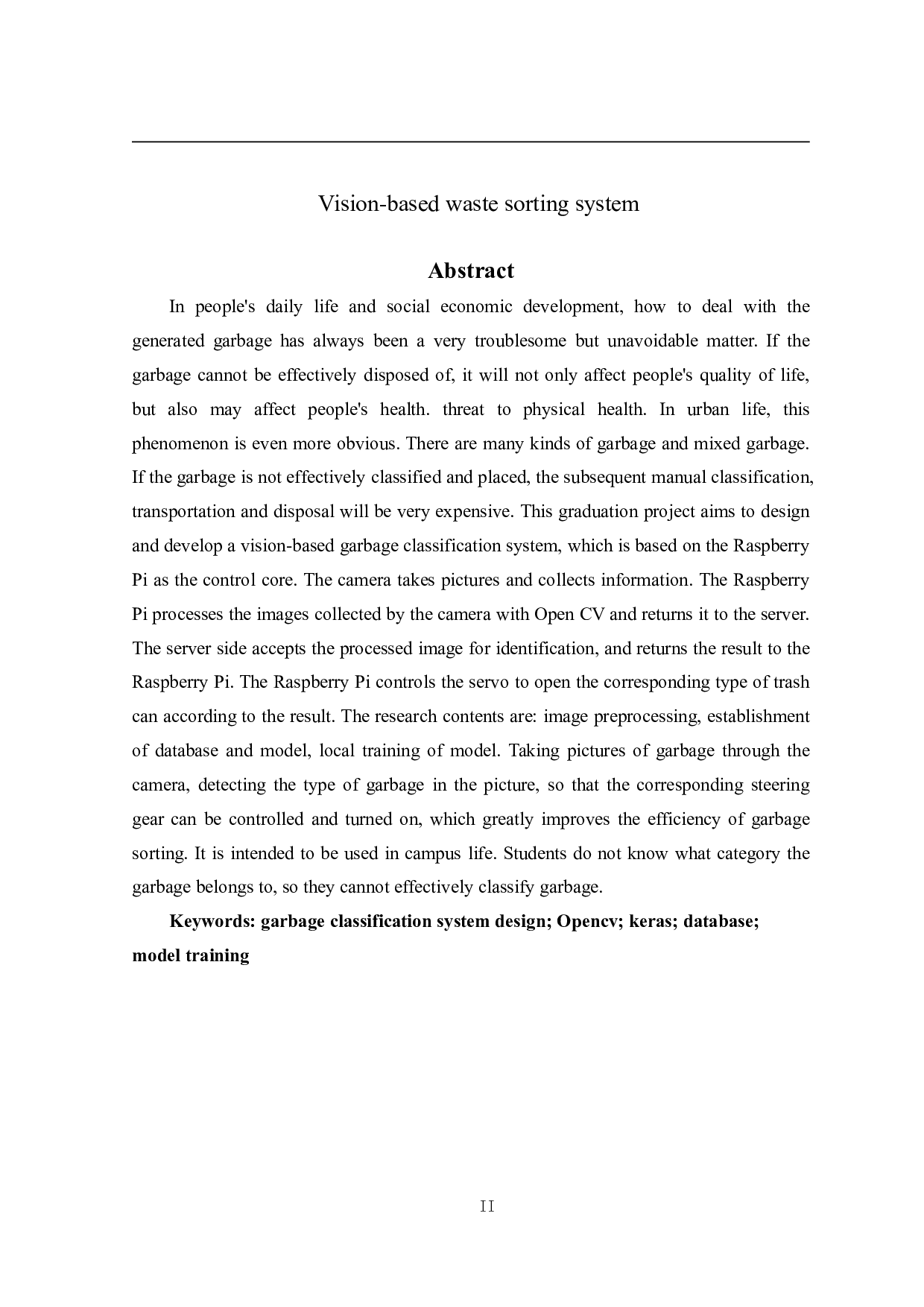 基于视觉的垃圾分类系统-14247字.pdf 第2页