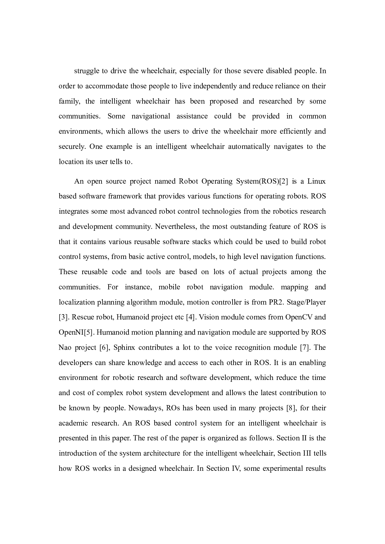 基于ROS系统的智能声控导航轮椅-6485字.docx 第1页