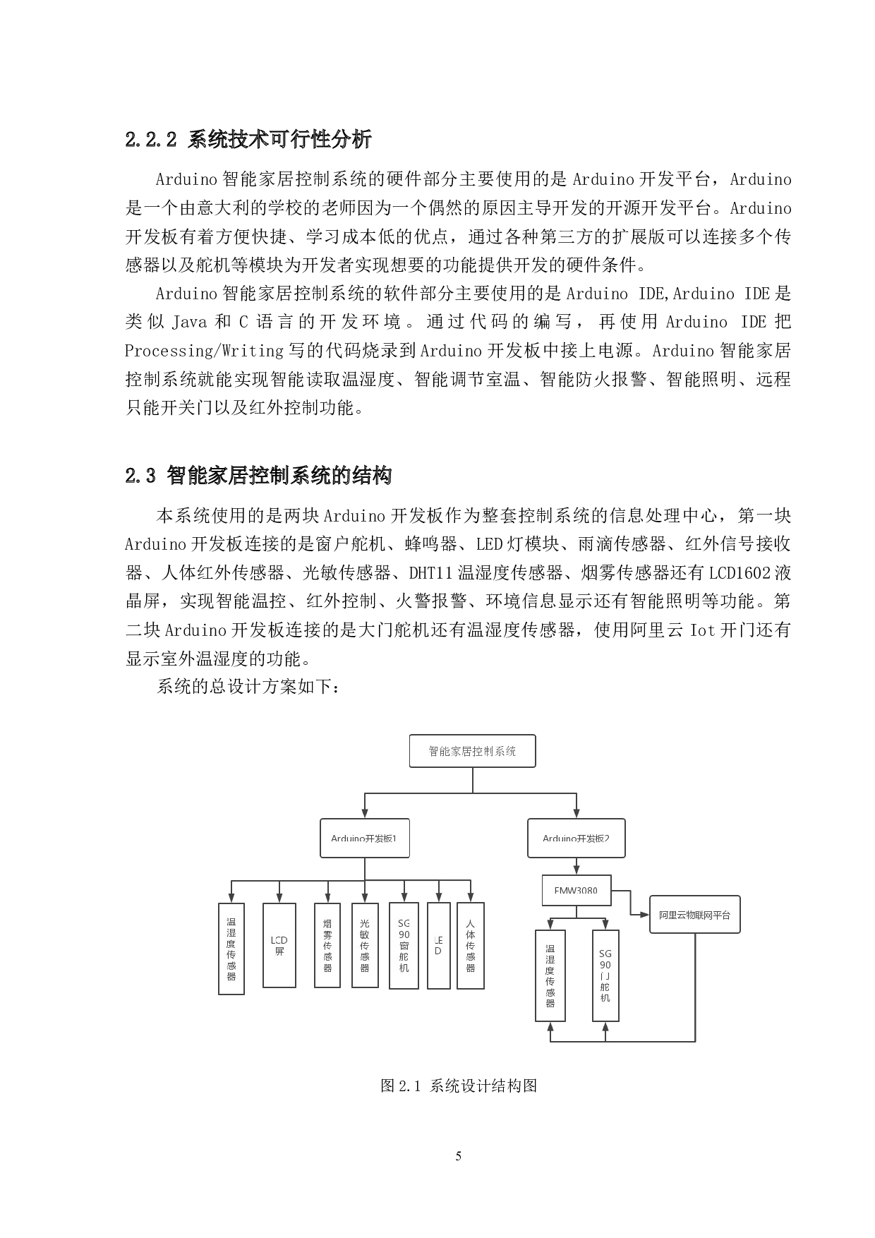 基于Arduino的智能家居控制系统的设计与实现-11434字.docx 第10页