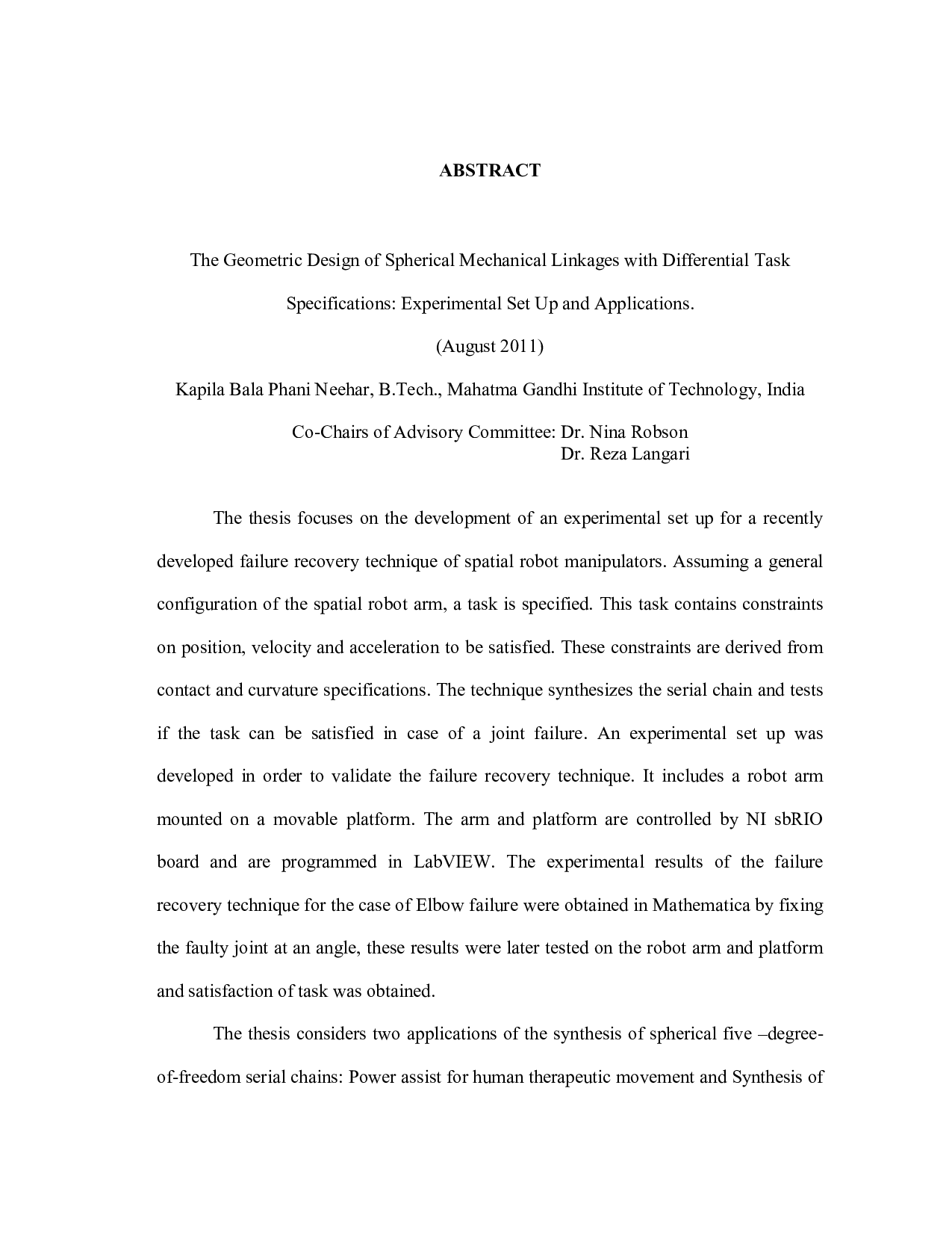 THE GEOMETRIC DESIGN OF SPHERICAL MECHANICAL LINKAGES WITH DIFFERENTIAL TASK SPECIFICATIONS EXPERIMENTAL SET UP AND APPLICATIONS-29619字.pdf 第2页