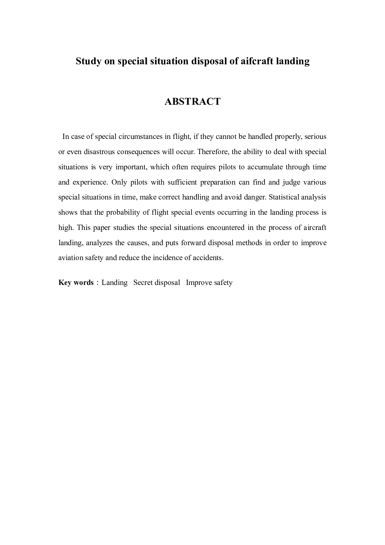 飞机着陆特情处置研究-10196字.docx 第2页