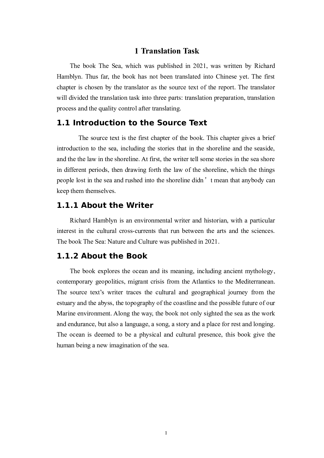 目的论翻译策略指导下《海洋》（节选）翻译报告-24488字.doc 第4页