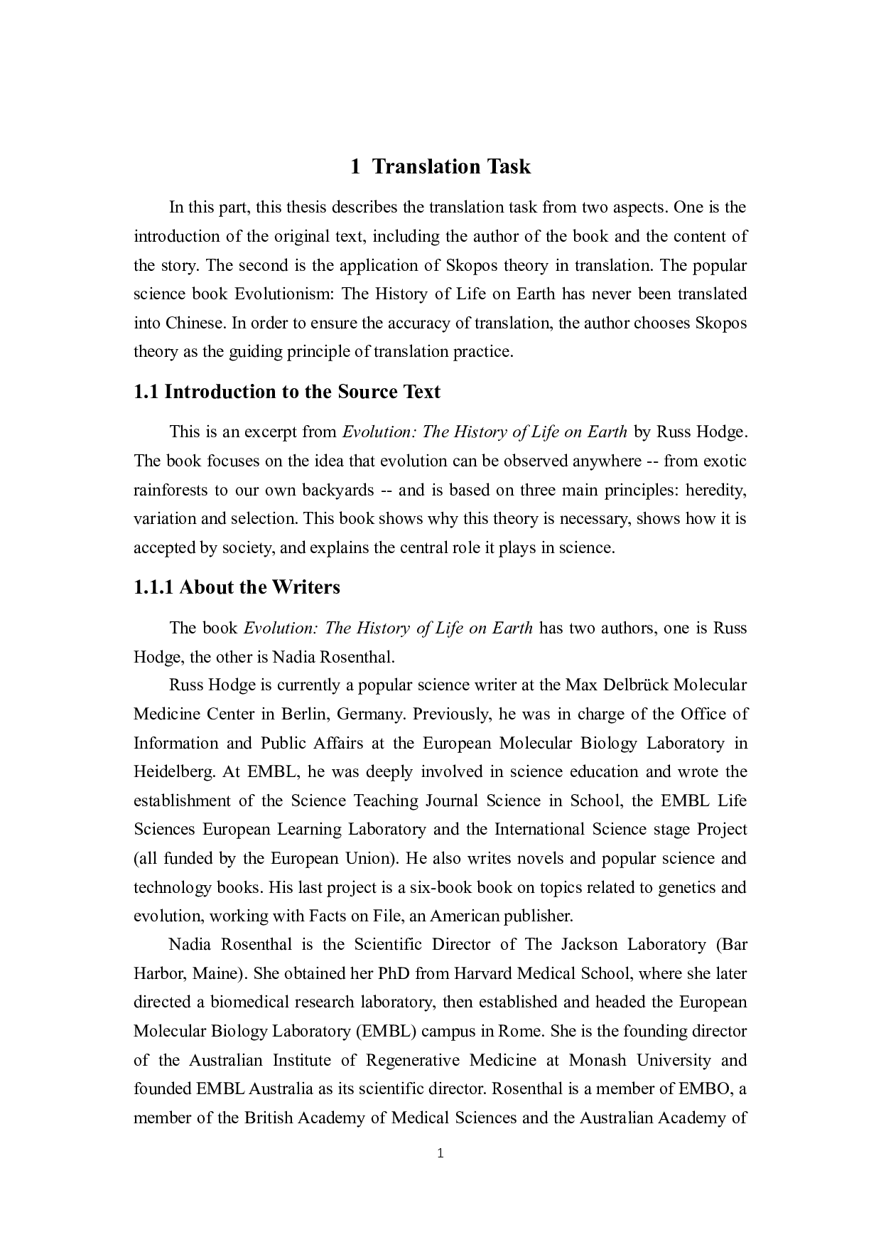 翻译目的论指导下《进化论：地球上生物的历史》（节选）翻译报告-23571字.docx 第4页