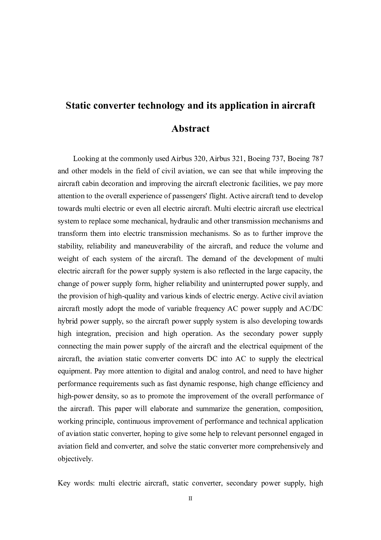 静止变流器技术及其在飞机上的应用-14741字.docx 第2页