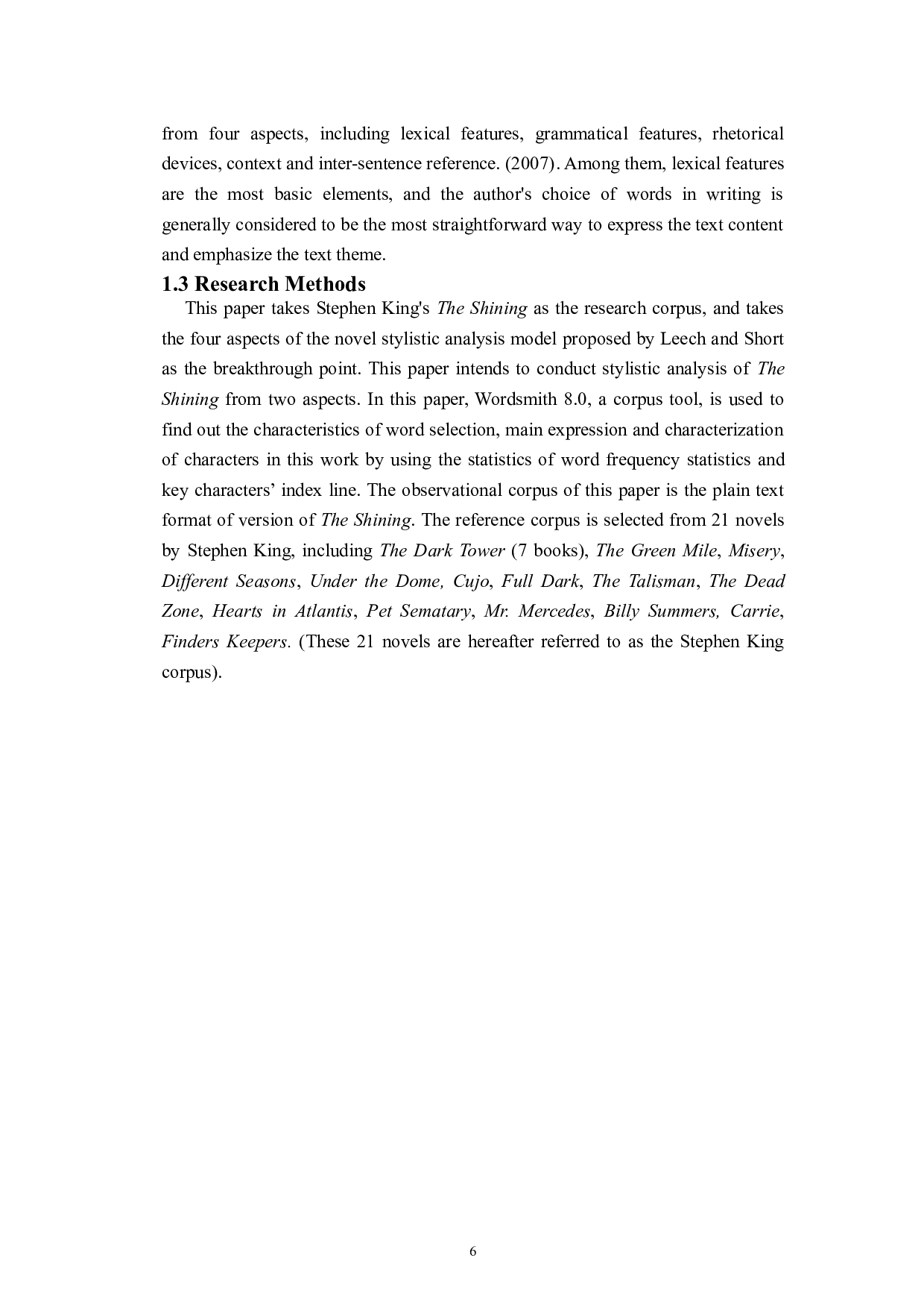 基于语料库的《闪灵》的文体学分析-7923字.doc 第9页