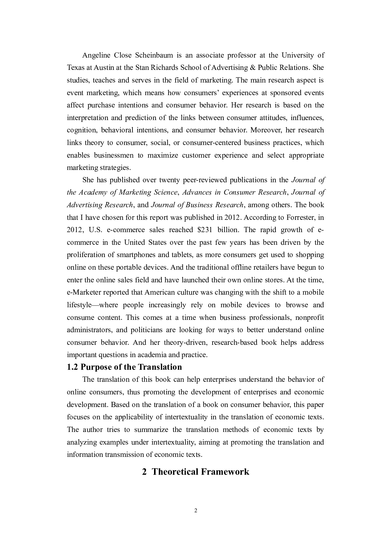 互文性视角下的《网络消费者行为：社交媒体、广告和电子零售的理论与研究》（节选）翻译报告-27476字.doc 第5页