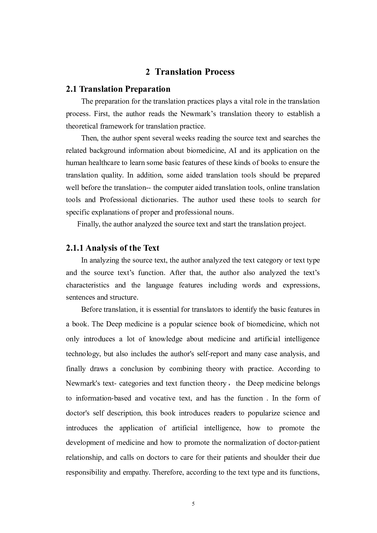 纽马克交际翻译理论视角下《深度医学&mdash;&mdash;人工智能如何使医疗保健再次实现人性化》（节选）翻译报告-29384字.doc 第10页