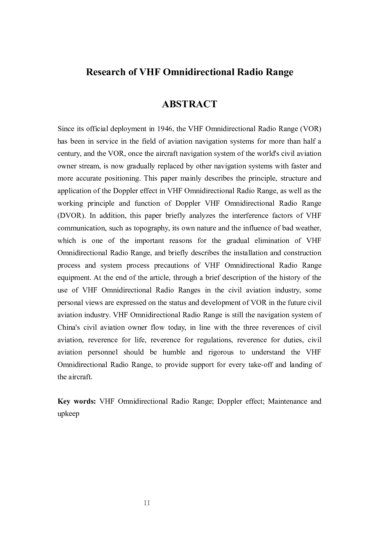 甚高频全向信标技术应用研究-11045字.docx 第2页