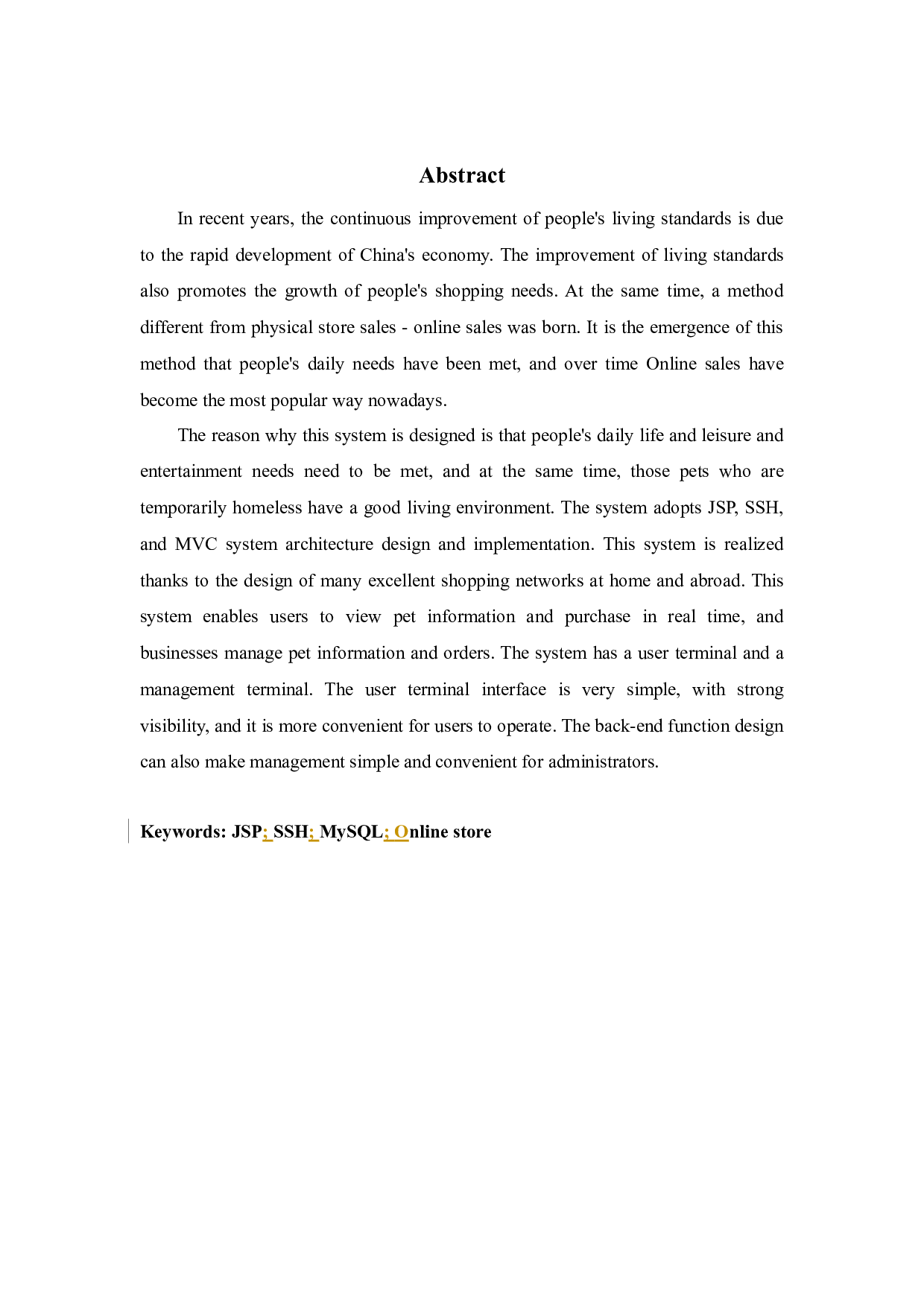 网上宠物销售商城设计与实现-10374字.docx 第2页