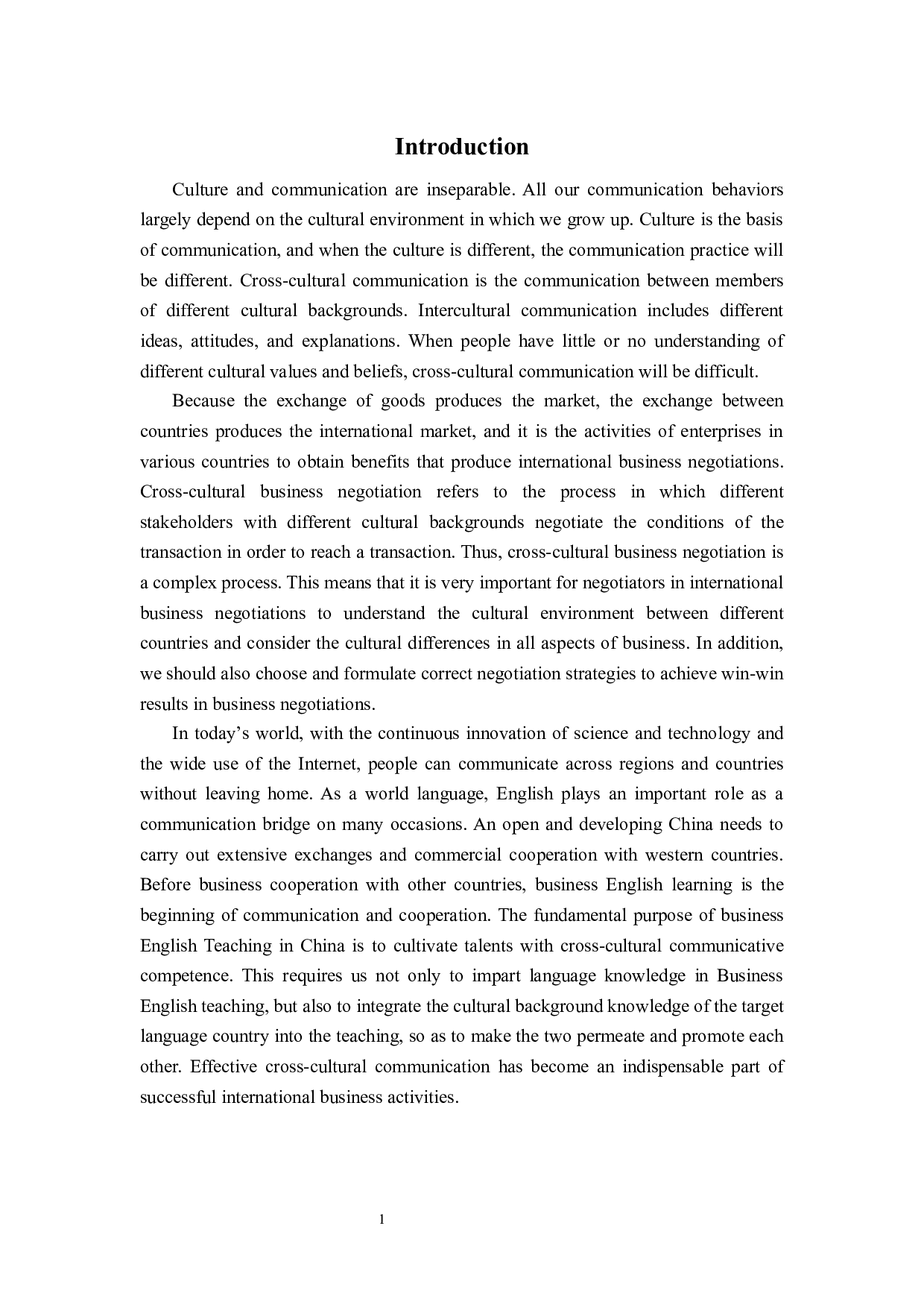 跨文化交际知识的缺失对商务谈判的影响-6440字.docx 第5页