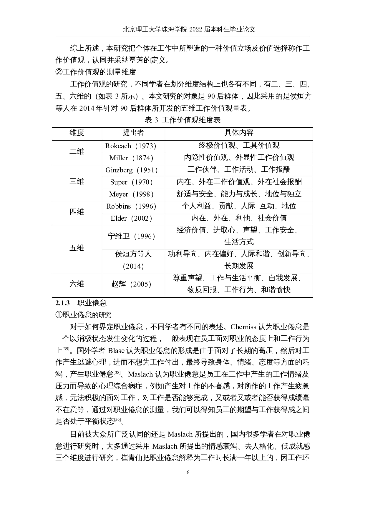 90后群体的工作价值观、职业倦怠与离职倾向的关系研究-22356字.docx 第10页