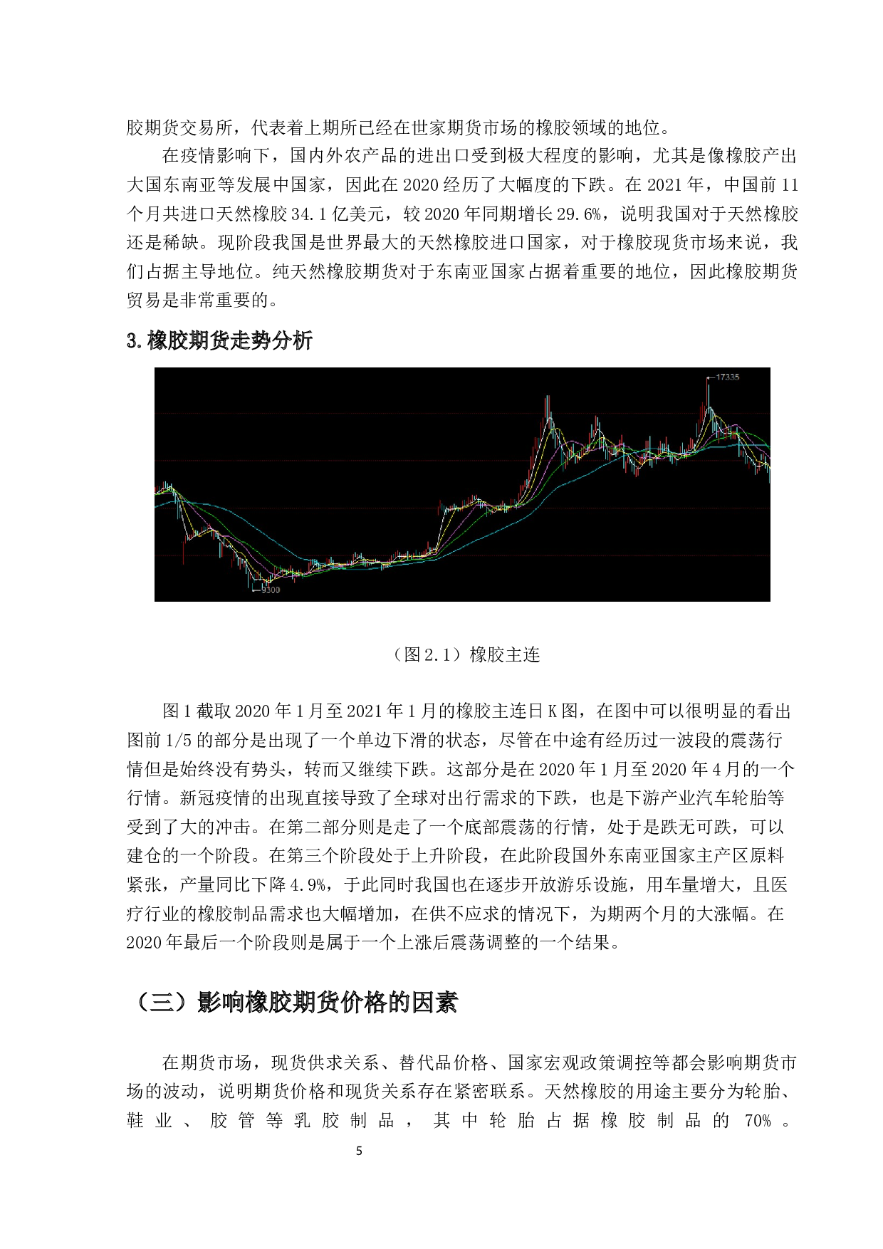 基于ARIMA模型对未来期货价格的研究&mdash;&mdash;以橡胶期货为例-10588字.docx 第7页