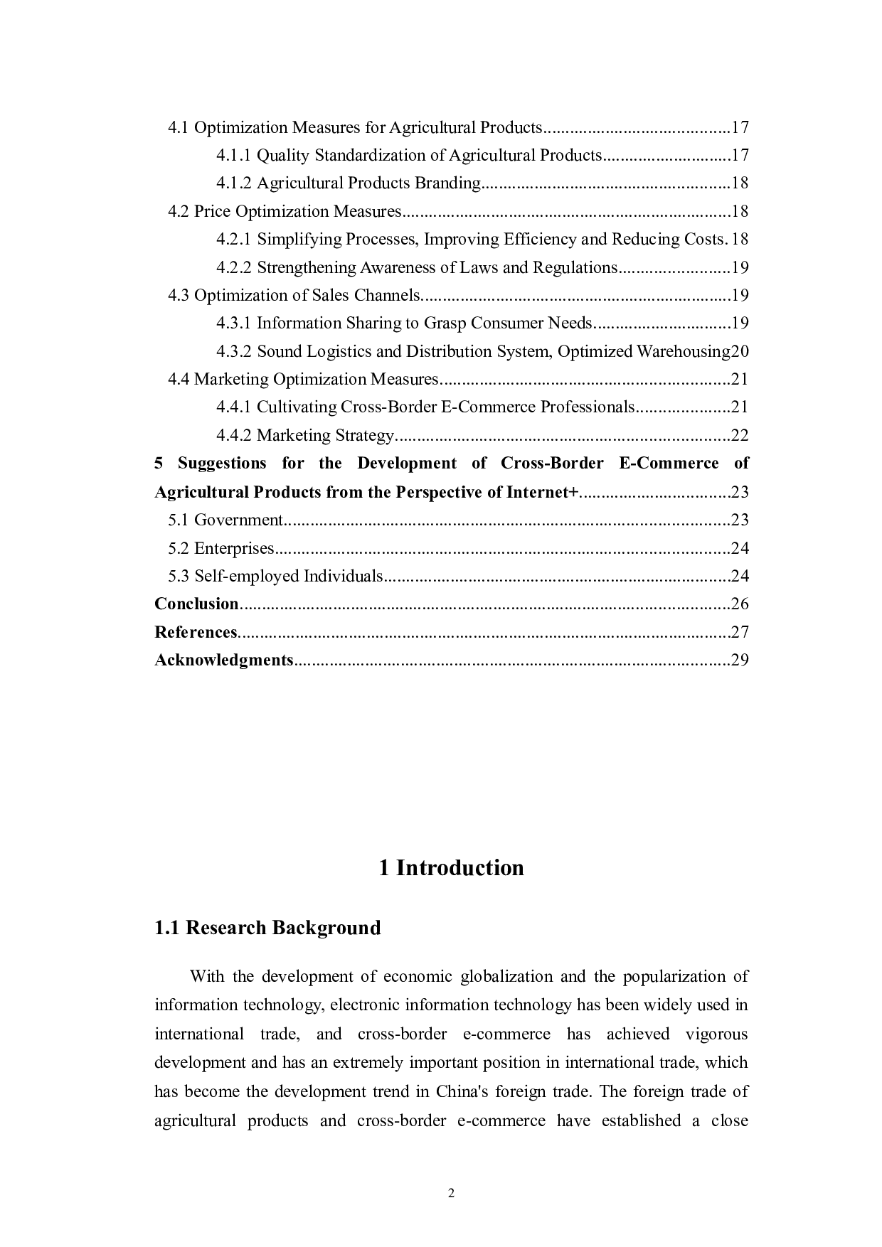 &ldquo;互联网+&rdquo;视域下农产品跨境电商的现状与发展策略研究-8984字.doc 第4页