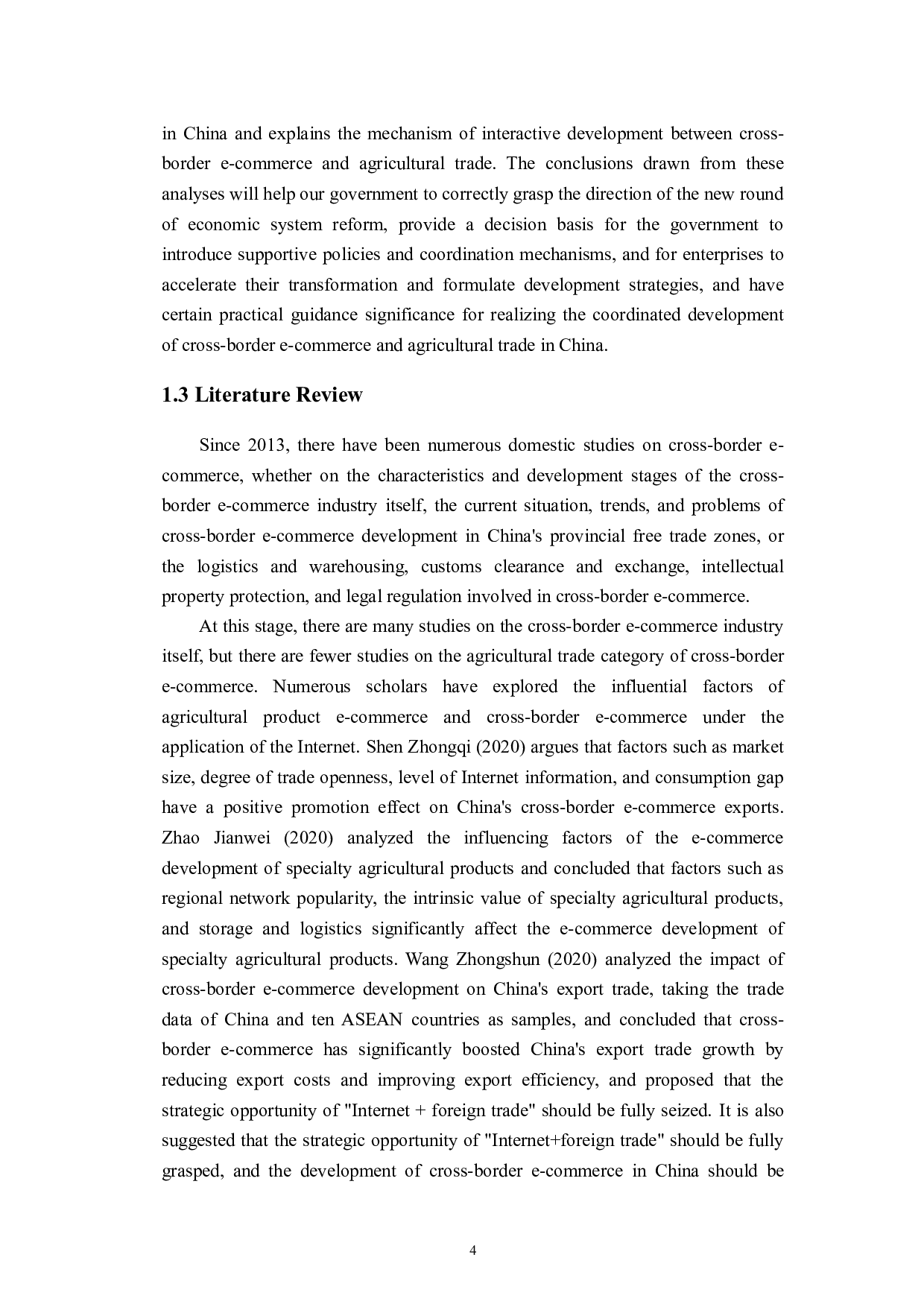 &ldquo;互联网+&rdquo;视域下农产品跨境电商的现状与发展策略研究-8984字.doc 第6页