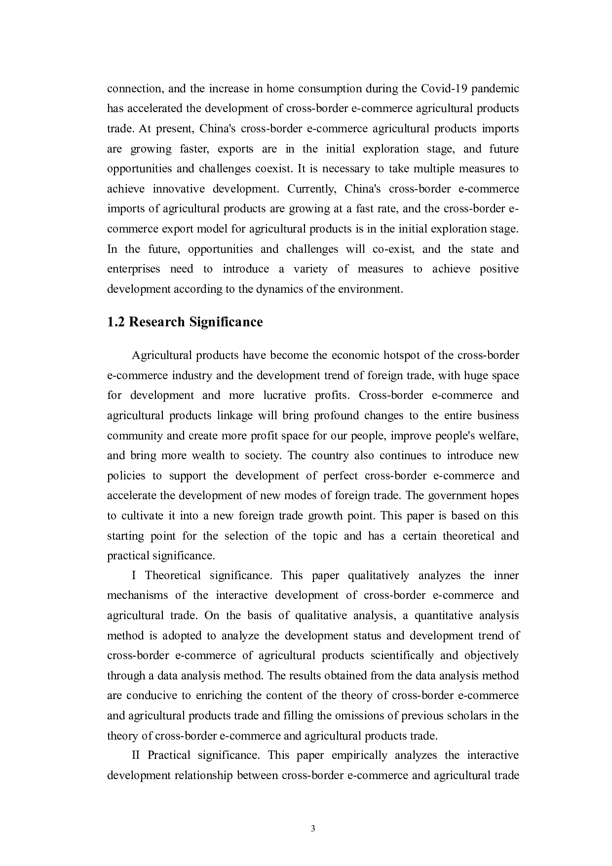&ldquo;互联网+&rdquo;视域下农产品跨境电商的现状与发展策略研究-8984字.doc 第5页