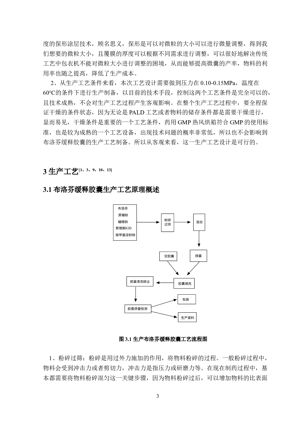 年产500吨布洛芬缓释胶囊生产工艺设计-13395字.docx 第7页