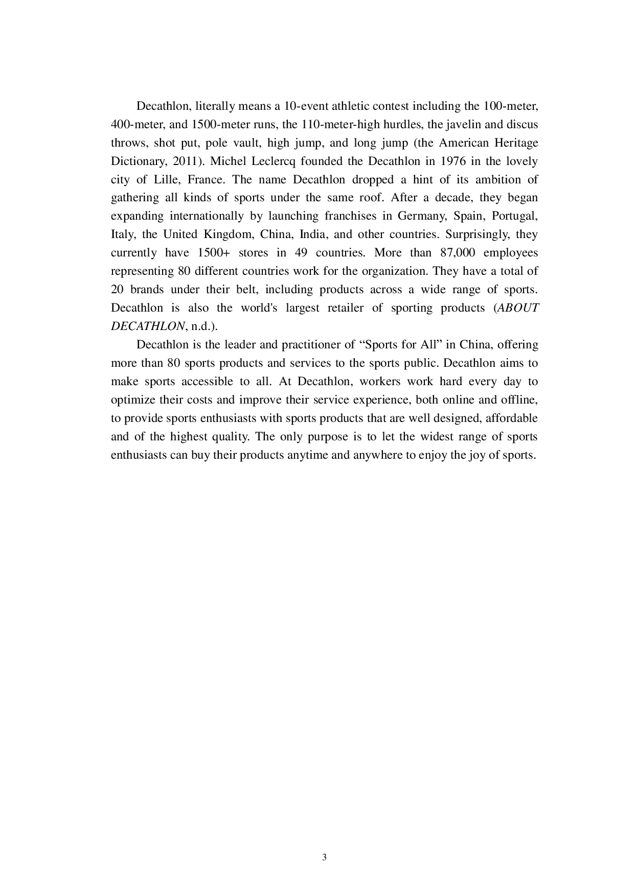 迪卡侬在中国的品牌本土化研究-5758字.pdf 第6页