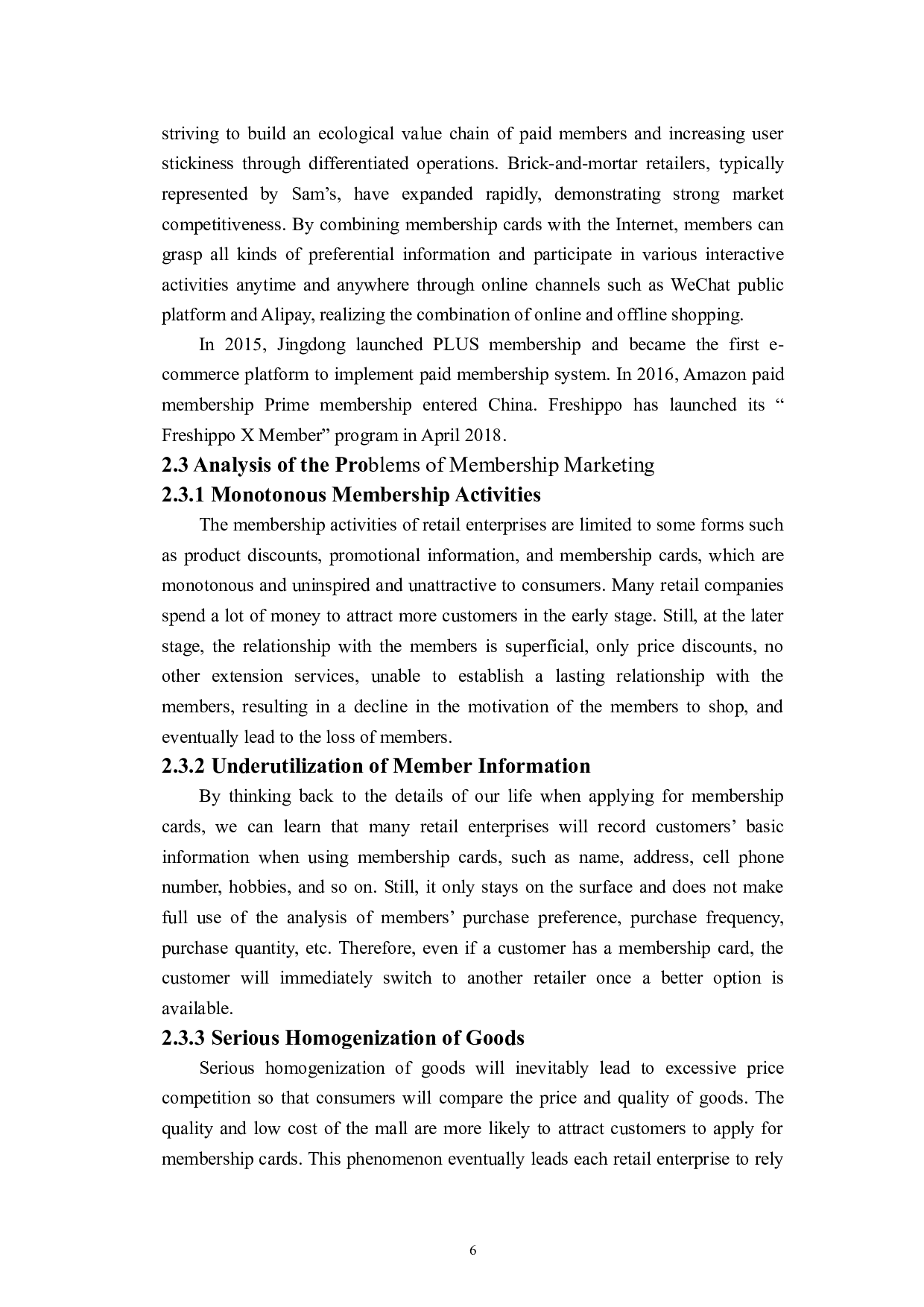 新零售模式下中国零售行业付费会员制发展探究&mdash;&mdash;以山姆会员店为例-7139字.doc 第9页