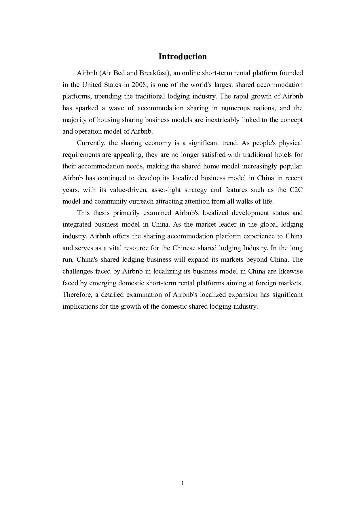 中国住宿行业综合商业模式研究&mdash;&mdash;以爱彼迎为例-7557字.docx 第6页