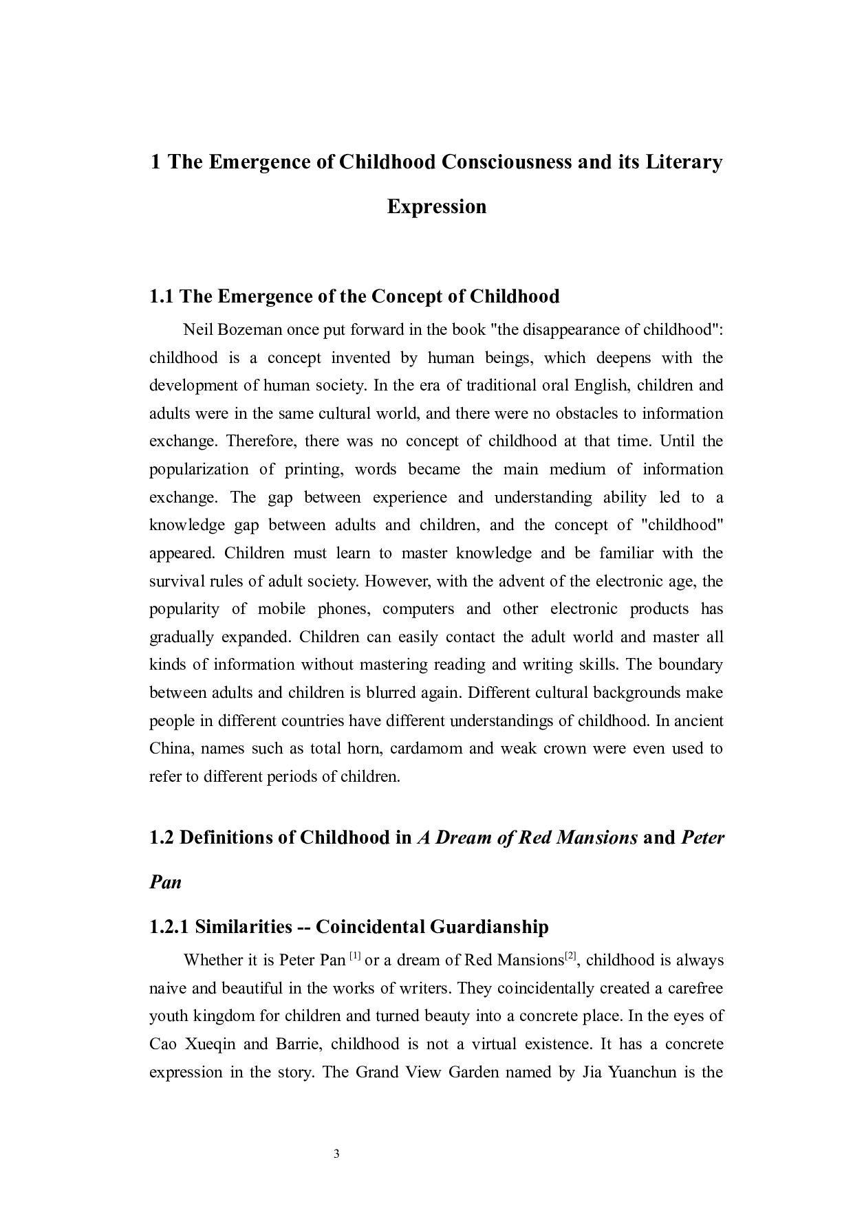 童年的意义之对比分析&mdash;&mdash;以《红楼梦》和《彼得&middot;潘》为例-6620字.docx 第7页