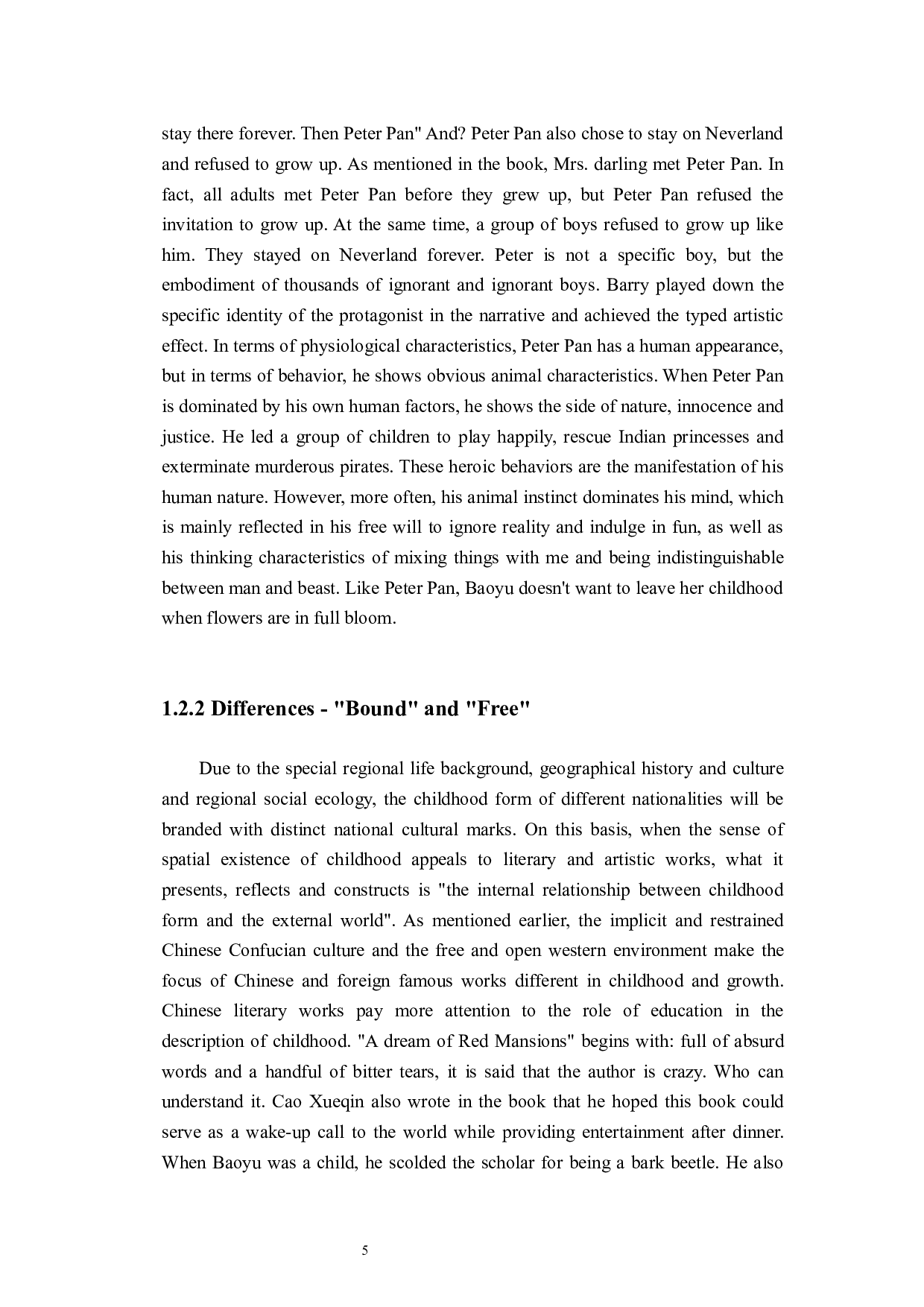 童年的意义之对比分析&mdash;&mdash;以《红楼梦》和《彼得&middot;潘》为例-6620字.docx 第9页