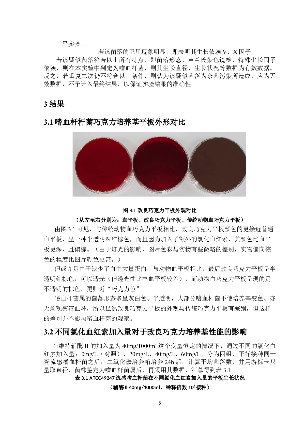 嗜血杆菌巧克力培养基配方优化研究-10472字.doc 第9页